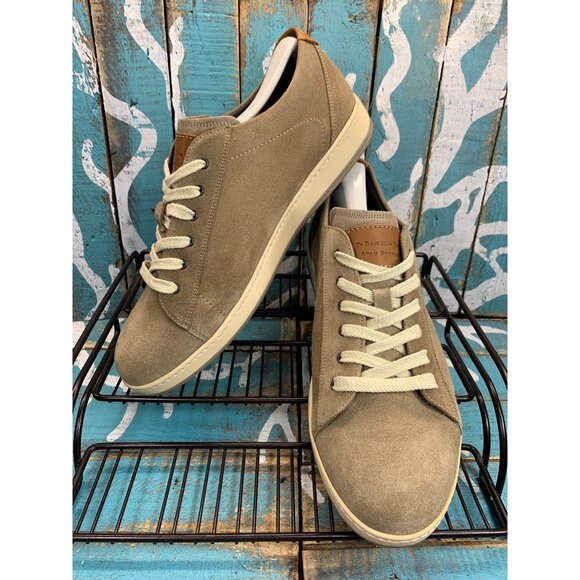 To Boot New York Adam Derrick Barlow Beige Suede Mens Size 39/9 Italian Sneakers - Picture 1 of 12